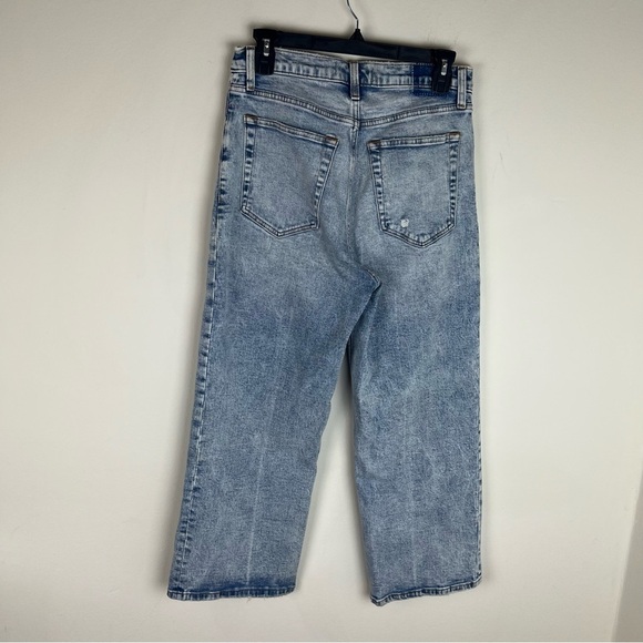 Abercrombie & Fitch Cropped wide leg ultra high rise Jeans Size 30 / 10 Short - Picture 4 of 5